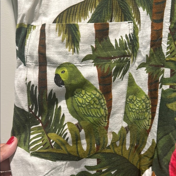 FARM Rio Tropical Print Jumpsuit - Green, Red, Yellow - Picture 10 of 11